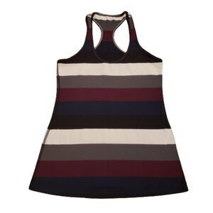 lululemon athletica Tank Top Shirt Women's Medium M Stretch Stripes Summer Comfy